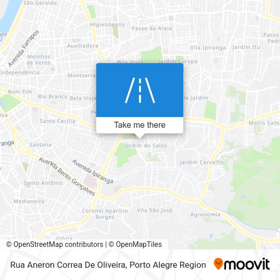 Rua Aneron Correa De Oliveira map