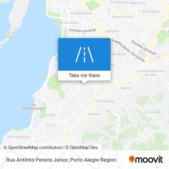 Rua Antônio Pereira Júnior map
