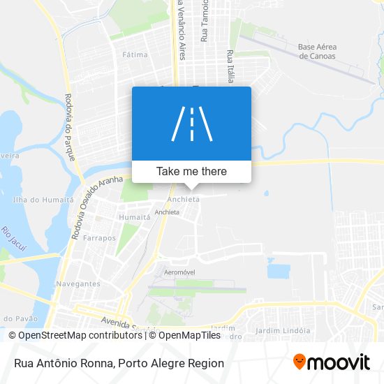 Mapa Rua Antônio Ronna