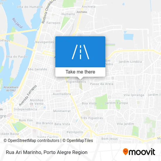 Rua Ari Marinho map