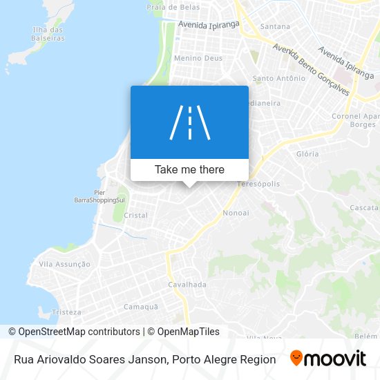 Rua Ariovaldo Soares Janson map