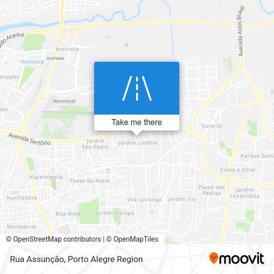 Rua Assunção map