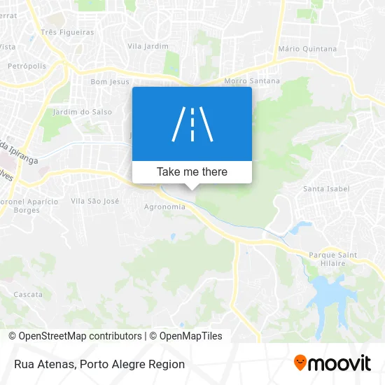 Rua Atenas map