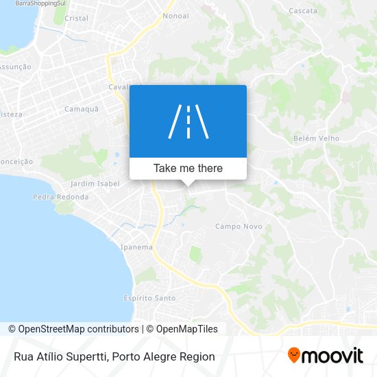 Rua Atílio Supertti map