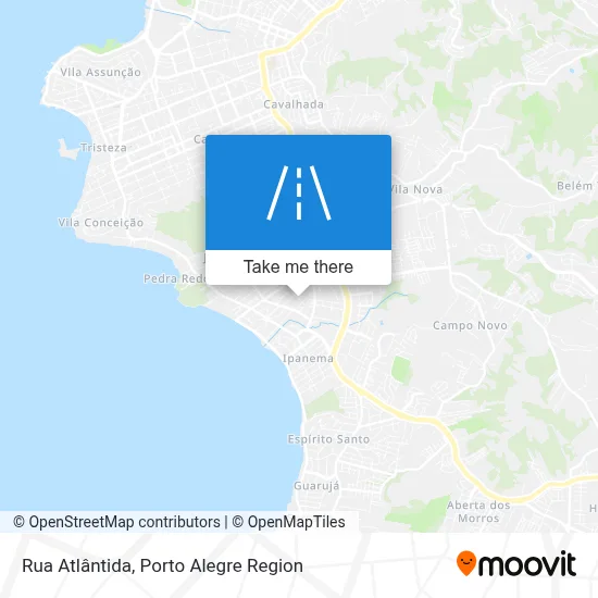 Rua Atlântida map
