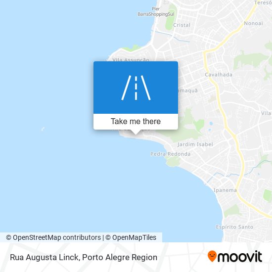 Mapa Rua Augusta Linck