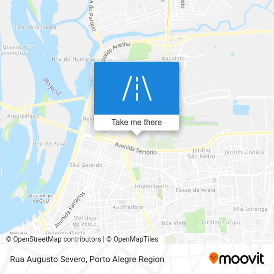 Rua Augusto Severo map
