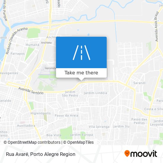 Rua Avaré map