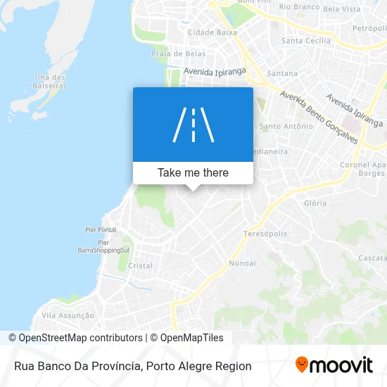 Rua Banco Da Província map