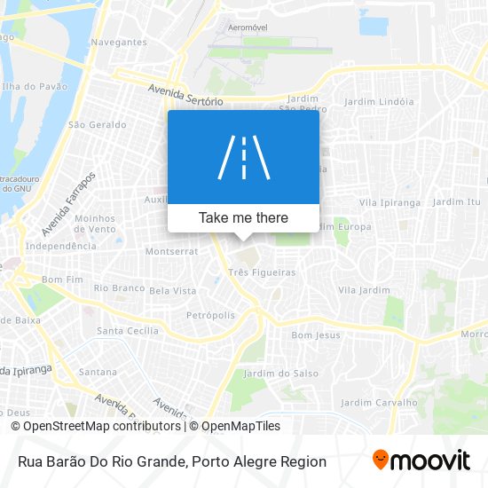 Mapa Rua Barão Do Rio Grande