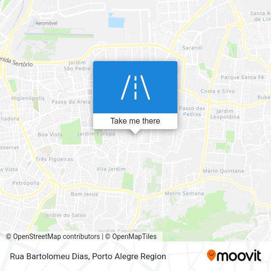 Rua Bartolomeu Dias map