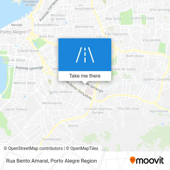 Rua Bento Amaral map