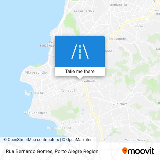 Rua Bernardo Gomes map