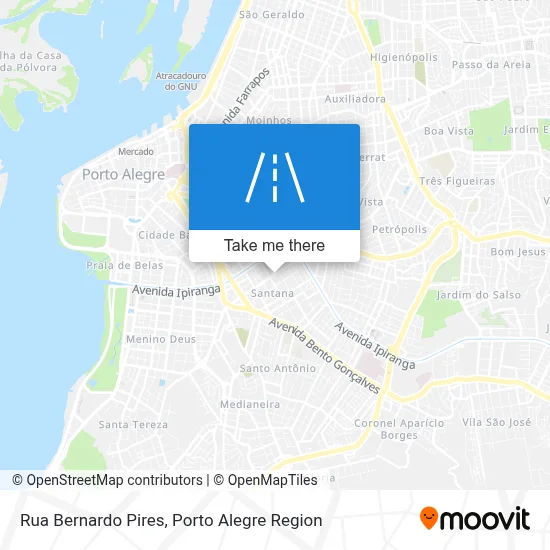 Rua Bernardo Pires map