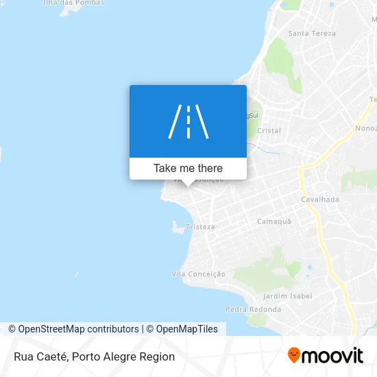 Mapa Rua Caeté