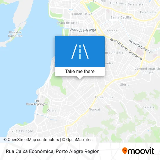 Rua Caixa Econômica map