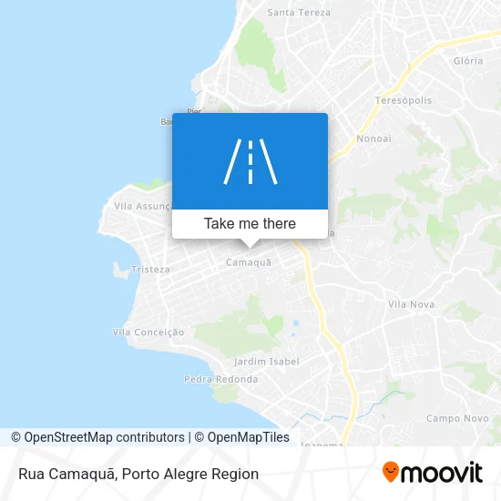 Rua Camaquã map