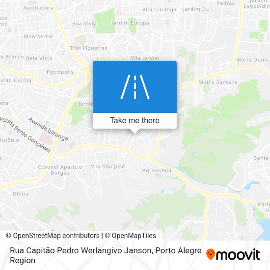 Rua Capitão Pedro Werlangivo Janson map