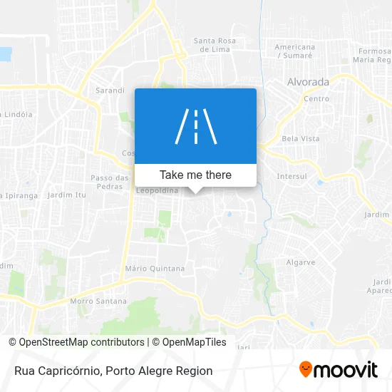 Rua Capricórnio map
