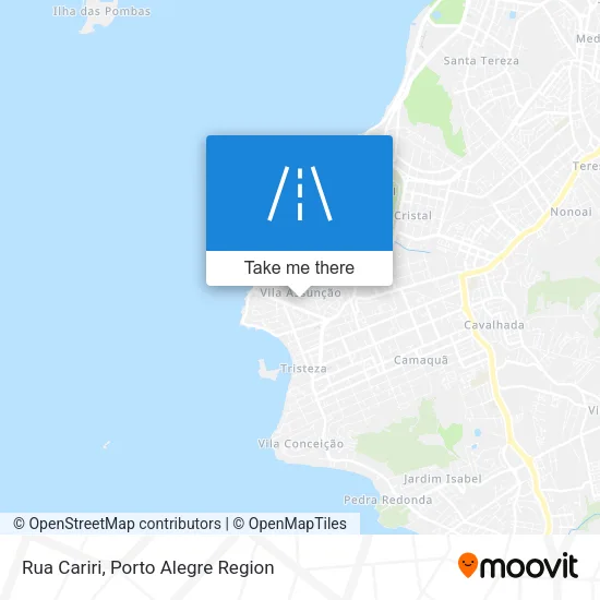 Rua Cariri map