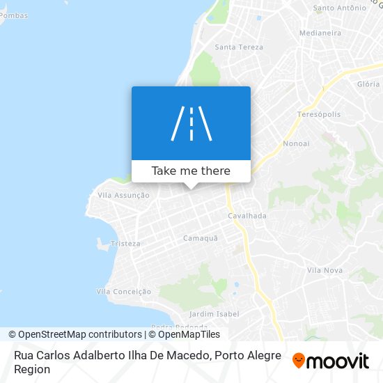 Mapa Rua Carlos Adalberto Ilha De Macedo