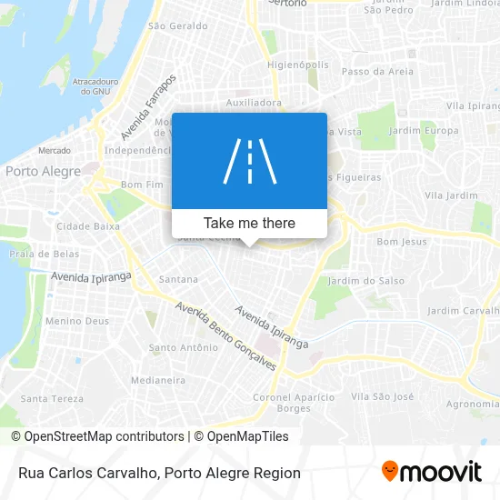 Rua Carlos Carvalho map