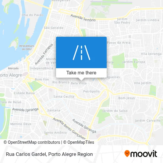 Rua Carlos Gardel map