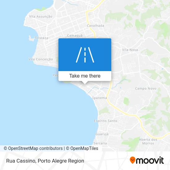 Rua Cassino map