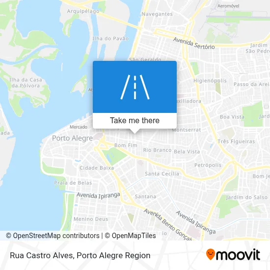 Rua Castro Alves map