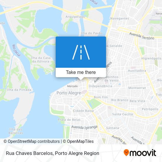 Rua Chaves Barcelos map
