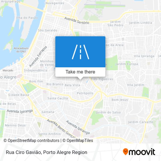 Rua Ciro Gavião map