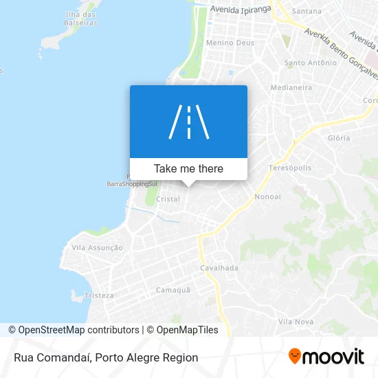 Rua Comandaí map