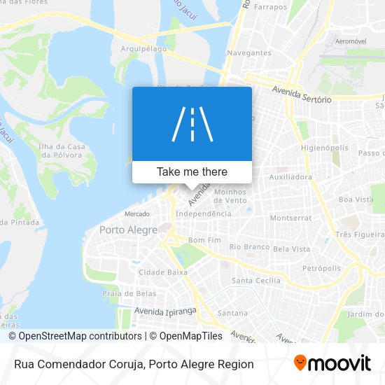 Rua Comendador Coruja map