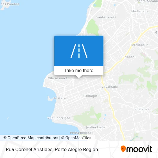 Rua Coronel Aristides map