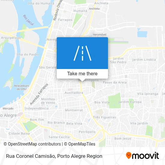 Rua Coronel Camisão map