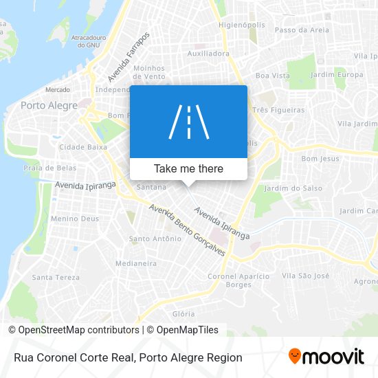 Rua Coronel Corte Real map