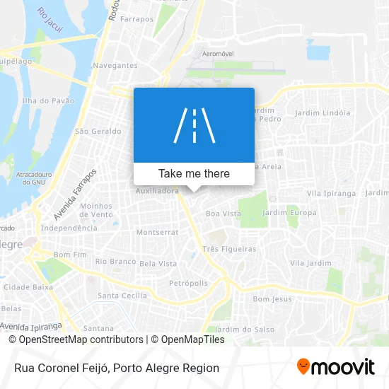 Rua Coronel Feijó map