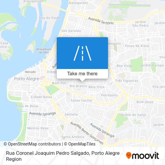 Rua Coronel Joaquim Pedro Salgado map