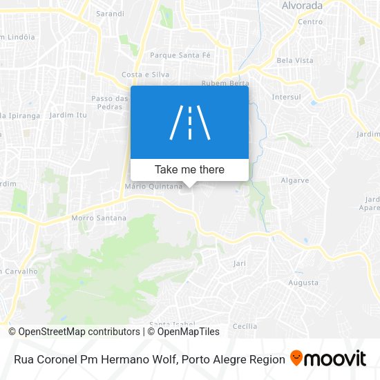 Rua Coronel Pm Hermano Wolf map