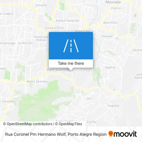 Rua Coronel Pm Hermano Wolf map
