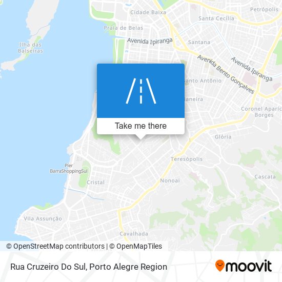 Rua Cruzeiro Do Sul map