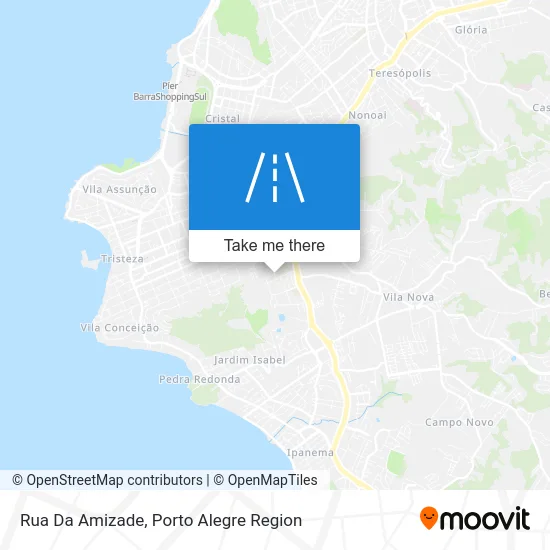 Rua Da Amizade map