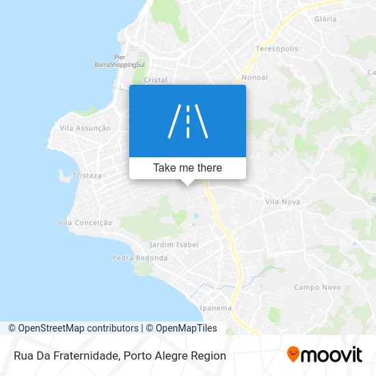 Rua Da Fraternidade map