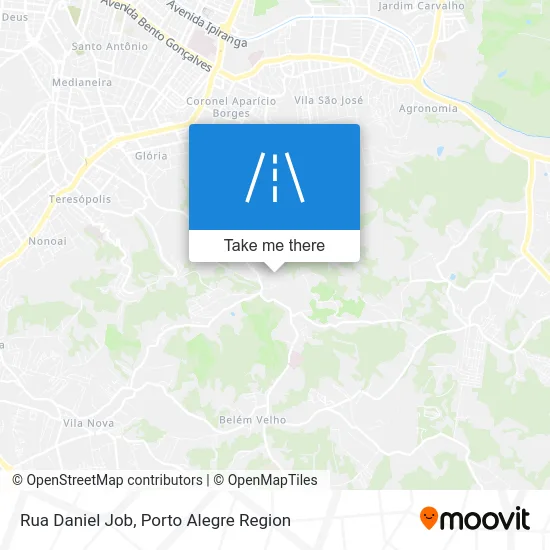 Rua Daniel Job map