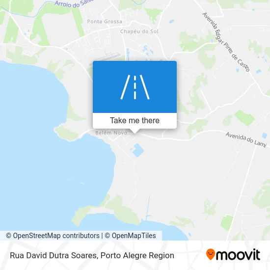 Rua David Dutra Soares map