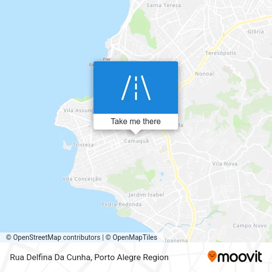 Rua Delfina Da Cunha map