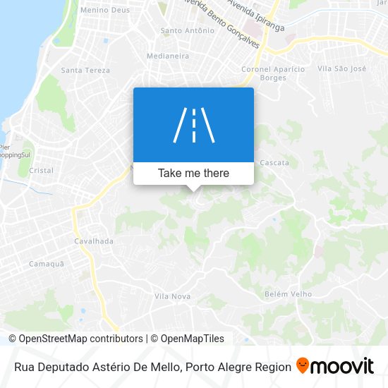 Rua Deputado Astério De Mello map
