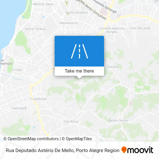 Rua Deputado Astério De Mello map