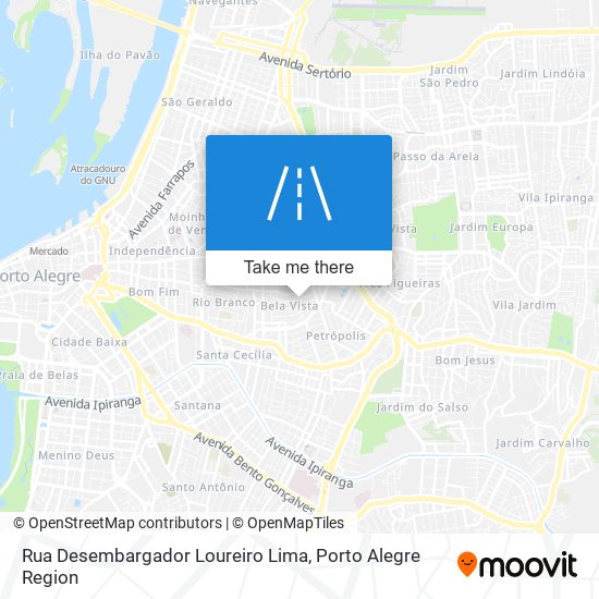 Rua Desembargador Loureiro Lima map