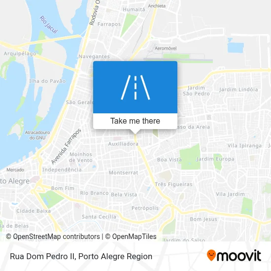 Rua Dom Pedro II map